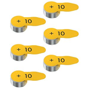10 Numara İşitme Cihazı Pili 6lı Paket