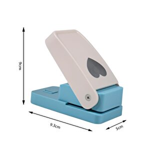 Süper Şekilli Delgeç Kalp 2.5 Cm Km5810