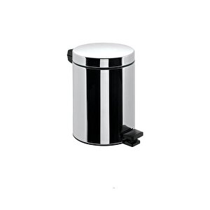 Paslanmaz Krom Pedallı Çöp Kovası 12 Lt 140107007t2
