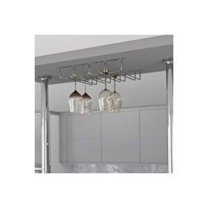 Krom Kadeh Askısı 4 Bölmeli ( S-4043-c )