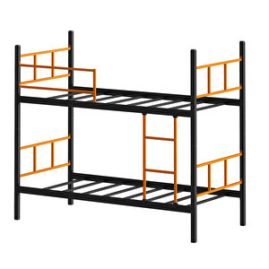 Ranza, Defne Ranza Metal Ranza 90x190 Cm Turuncu-Siyah