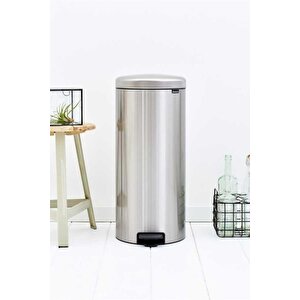 Newıcon Fpp Matt Steel Pedallı Çöp Kutusu 30l