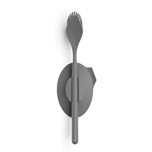 Dark Grey Bulaşık Fırçası Ve Tutacağı