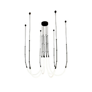Voxlamp Plexus Loft Yüksek Tavan Sarkıt Led Avize Dimmer Ve Kumandalı 84 Watt