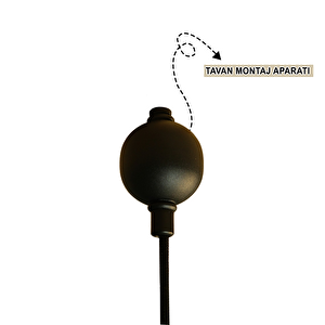 Voxlamp Plexus Loft Yüksek Tavan Sarkıt Led Avize Dimmer Ve Kumandalı 84 Watt