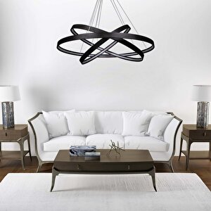 Voxlamp Quarorar Sarkıt Lamba  Ø75-60-45 Cm 35x7 Mm Profil 103 Watt