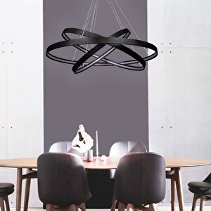Voxlamp Quarorar Sarkıt Lamba  Ø95-80-65 Cm 35x7 Mm 137 Watt