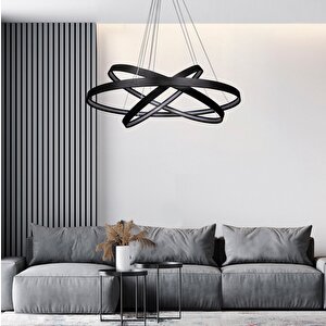 Voxlamp Quarorar Sarkıt Lamba  Ø95-80-65 Cm 35x7 Mm 137 Watt