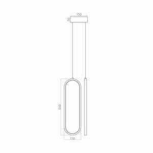 Voxlamp Brilliant Sarkıt Lamba 2x(50*15cm) 47 Watt