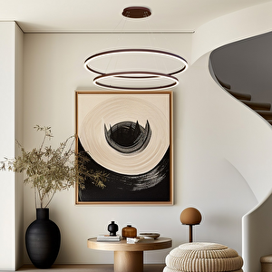 Voxlamp Led Avize Sarkıt Oval Carla 100*65cm 104 Watt