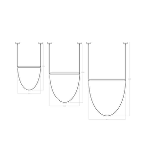 Voxlamp Leather Light Ii Sarkıt Deri Led Avize 165cm Dimmer Ve Kumandalı 28 Watt