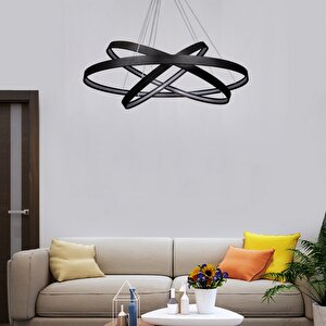 Voxlamp Quarorar Sarkıt Lamba  Ø85-70-55 Cm 35x7 Mm Profil 119 Watt