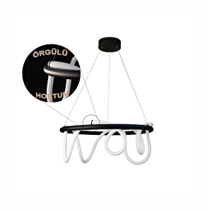 Voxlamp Candelbra Sarkıt Led Avize Ø60cm 49 Watt