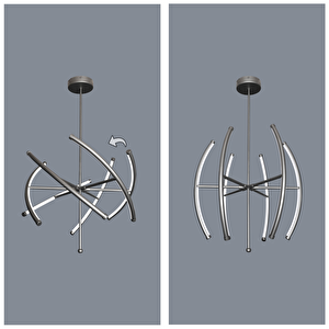 Voxlamp Led Avize Sarkıt Octopus Ø45cm 49 Watt