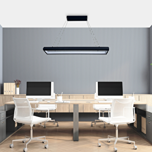 Voxlamp Angolare Sarkıt Led Avize 110*25 Cm 49 Watt
