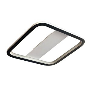 Voxlamp Plafonia Transparent Kare Plafonyer Led Avize 80x80 Cm