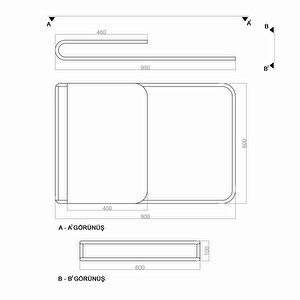 Voxlamp Led Avize Plafonyer Hanger 90*60cm 74 Watt