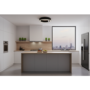 Voxlamp Cutring Plafonyer Lamba 60 Cm H:10 30 Watt