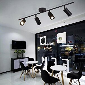 Voxlamp Bann Plafonyer Lamba Siyah 100 Cm 20 Watt