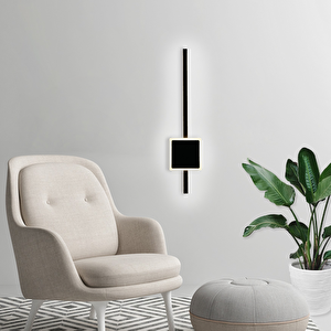 Voxlamp Led Duvar Aplik Kare Işıklı Rozans 70 Cm 16 Watt
