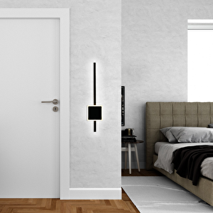 Voxlamp Led Duvar Aplik Kare Işıklı Rozans 70 Cm 16 Watt