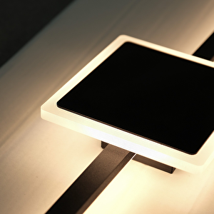 Voxlamp Led Duvar Aplik Kare Işıklı Rozans 70 Cm 16 Watt