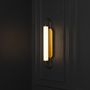 Voxlamp Led Duvar Aplik Gold Kaplama 60 Cm 24 Watt