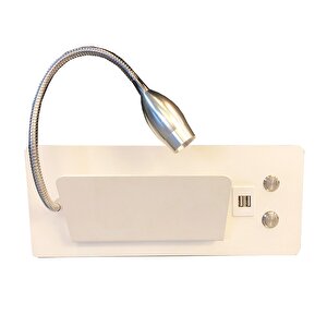 Voxlamp Yatak Başı Usb - TYPE C Led Duvar Aplik