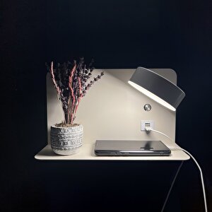 Voxlamp Reading Xl Usb - TYPE C Okuma Led Duvar Aplik 32*19 Cm 7 Watt