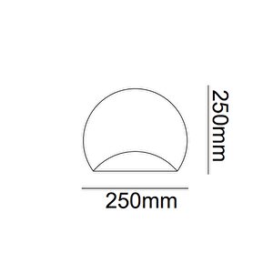 Voxlamp Fib Led Duvar Aplik 25 Cm 5 Watt