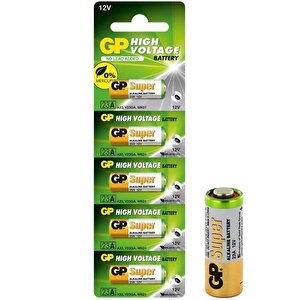 Gp 23a 12 Volt Kalin Alarm Pi̇li̇ 5li̇ Paket
