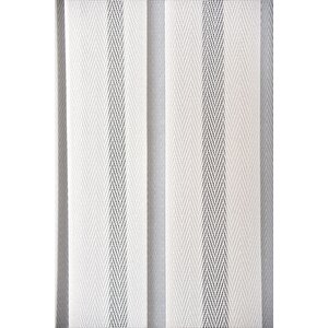 Tül Perde Düz Zigzag Desen 1x3 Sık Pile 1 . Kalite Kırık Beyaz 440x200 cm