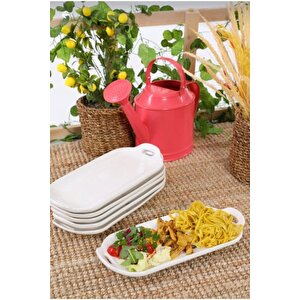 2 Adet Tavuk Dünyası Model Servis Tabağı Sunum Tabağı 34x16 Cm