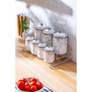 Joanne 8 Parça Baharat Seti - Silver