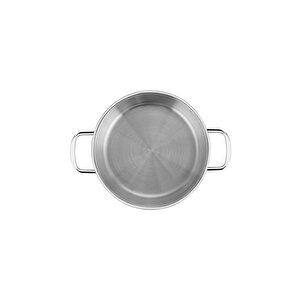 Nehir Silver Çelik 18 Cm Kapaksız Omlet Sahan