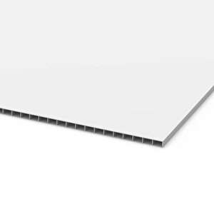 10'lu Pvc Tavan Paneli Düz Beyaz - 59,5x59,5cm