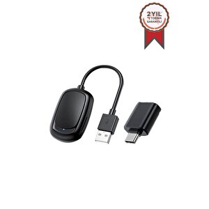 Tori̇ma X8 Mini Kablosuz Carplay Usb Ve Type-c Uyumlu Araç Multimedya Dönüştürücü Adaptörü