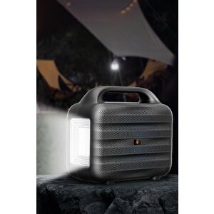 Torima Kts-1769 Mikrofon,1 Led Ampül Ve Fenerli Bluetooth Hoparlör Güneş Panelli Powerbank Kamp Hoparlörü
