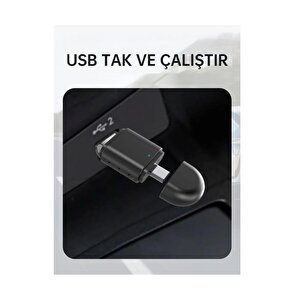 Tori̇ma Tab06 Mini 2in1 Kablosuz Carplay Usb Ve Type-c Uyumlu Araç Multimedya Dönüştürücü Adaptörü