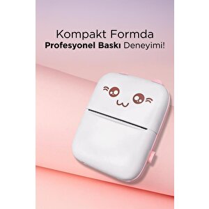 Torima C9 Mavi Mini Yazıcı Mini Taşınabilir Termal Yazıcı Kablosuz Bağlantı Ap Kontrol