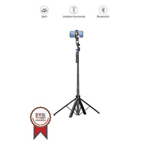 Torima C17 Telefon Tutucu Çok Amaçlı 1.6m Tripod Kamera Tripod