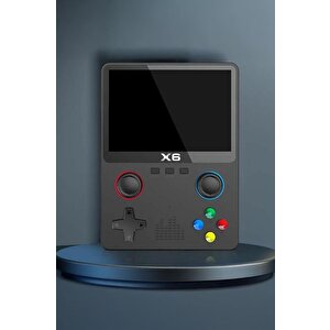 Torima X6 Siyah 4000+ Klasik Oyunlu 3.5 İnç Ips Ekran Kablosuz Atari Retro Oyun Konsolu