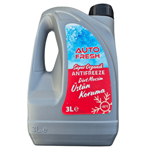 Autofresh Organi̇k Anti̇fri̇z 3 Lt -52 Kişlik Anti̇fi̇ri̇z Korozyon Aşinma Önleyi̇ci̇