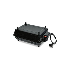Tel Rezistanslı Elektrikli Emaye Izgara Mangal Barbekü Büyük Boy