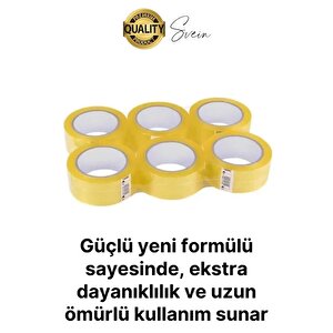 Ekstra Güçlü Yeni Formül 1 Adet 45 Mm X 100 Mt Koli Bandı Şeffaf Dayanıklı Bant Taşınma Ambalaj