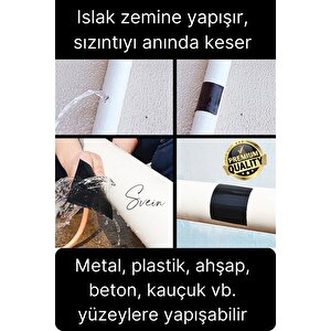 Su Geçirmez Sızdırmaz Ekstra Güçlü Dayanıklı İzolasyon Flex Tape Suya Dayanıklı Tamir Bandı