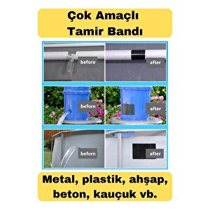 Çok Amaçlı Su Geçirmez Sızdırmaz Dayanıklı Izolasyon Beyaz Tamir Bandı 48 Mm 10 Mt 1 Adet