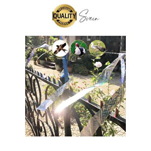 Premium Kuş Kondurmaz Rahatsız Eden Şerit Bant 45 Mm X 50 Mt Yansıtıcı Kuşsavar Çatı Hologram Bandı