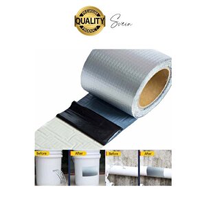 72 Mm X 2 Mt Su Geçirmez Sızdırmaz Çatı Boru Dayanıklı Çamur Sakız Bant Alüminyum Tamir Bandı