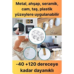 Premium Ekstra Güçlü Sızdırmaz Su Geçirmez Mutfak Lavabo Kenar Tamir Bandı Sakız Bant Çift Taraflı